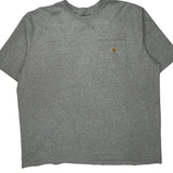 Carhartt T-Shirt - 2XL Grey Cotton