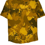 Adidas Camo Football Shirt - Small Yellow Polyester