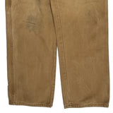 Dickies Carpenter Trousers - 36W 31L Brown Cotton