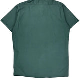 Dickies Short Sleeve Shirt - Large Green Cotton
