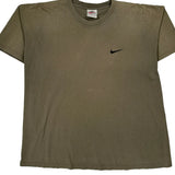 Made In USA Faded Nike T-Shirt - XL Khaki Cotton