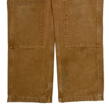 Carhartt Double Knee Carpenter Pants - 36W 32L Brown Cotton