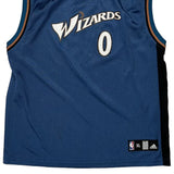 Washington Wizards Adidas #0 Gilbert Arenas Jersey - XL Blue Polyester