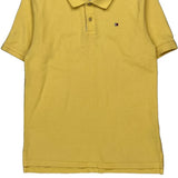 Tommy Hilfiger Polo Shirt - Large Yellow Cotton