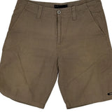 Oakley Chino Shorts - 36W 10L Brown Cotton