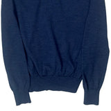 Polo By Ralph Lauren Slim Fit Sweater - Small Blue Merino Wool