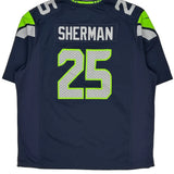 Seahawks Nike Nfl Football Jersey - 2XL Navy Polyester