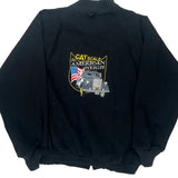 Cat Scale Unbranded Graphic Bomber Jacket - XL Black Cotton