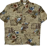 Pierre Cardin Floral Hawaiian Shirt - XL Multicoloured Viscose