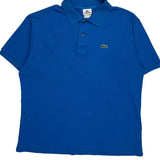 Lacoste Polo Shirt - XL Blue Cotton