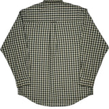 Chaps Ralph Lauren Checked Shirt - Large Green Cotton Blend