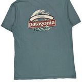 Kobe Patagonia Graphic T-Shirt - Medium Blue Cotton