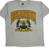 Birmingham Alabama Fruit Of The Loom Graphic T-Shirt - Large Grey Cotton Blend