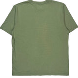 Carhartt T-Shirt - Large Green Cotton