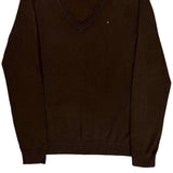 Tommy Hilfiger Sweater - Medium Brown Cotton Blend