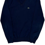 Lacoste Sweater - Large Navy Cotton