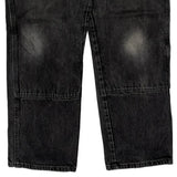Dickies Double Knee Jeans - 37W 31L Black Cotton
