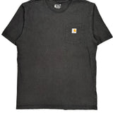 Carhartt T-Shirt - Large Black Cotton