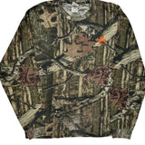 Infinity Mossy Oak Camo Long Sleeve T-Shirt - XL Camo Cotton