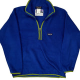 Age 14 Synchilla Patagonia Collared Fleece - XL Blue Polyester