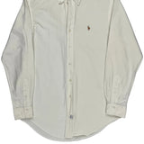Ralph Lauren Shirt - Medium White Cotton