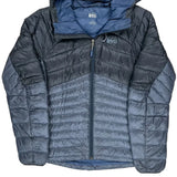 Rei Two-Tone Puffer - Large Blue Gore-Tex