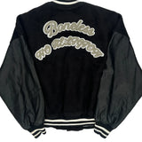 No Ragrets Boneless Varsity Jacket - Medium Black Polyester