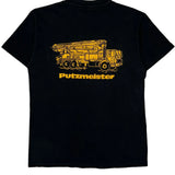 Putzmeister Hanes Single Stitch T-Shirt - Medium Black Cotton
