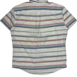 Tommy Hilfiger Striped Short Sleeve Shirt - 2XL Blue Cotton
