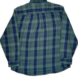 Dickies Checked Flannel Shirt - 2XL Blue Cotton