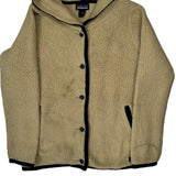 Patagonia Fleece Jacket - Small Beige Polyester