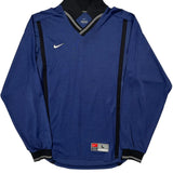 Nike Football Shirt - Large Blue Polyester
