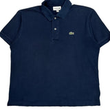 Lacoste Polo Shirt - Large Navy Cotton