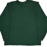 Carhartt Long Sleeve T-Shirt - XL Green Cotton