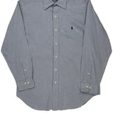 Andrew Polo By Ralph Lauren Shirt - Large Blue Cotton