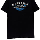 Harley Davidson Graphic T-Shirt - Small Black Cotton