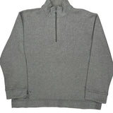 Ralph Lauren 1/4 Zip - Large Gray Cotton