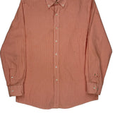 Tommy Hilfiger Checked Shirt - Medium Orange Cotton