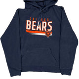 Chicago Bears Nfl Football Hoodie - XL Navy Cotton