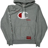 Reverse Weave Champion Hoodie - XL Grey Cotton