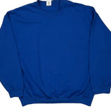 Gildan Blank Sweatshirt - XL Blue Cotton