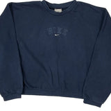 Nike Long Sleeve T-Shirt - Large Blue Cotton