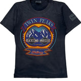 Oneita Graphic T-Shirt - Small Black Cotton