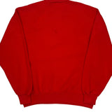 Made In USA Russell Athletic Football Sweatshirt - Large Red Cotton