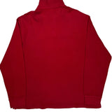 Estate Rib Polo By Ralph Lauren 1/4 Zip - XL Red Cotton
