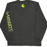 Property Of Carhartt Long Sleeve T-Shirt - Medium Black Cotton