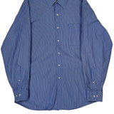 Tommy Hilfiger Striped Shirt - Large Blue Cotton