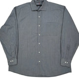 Tommy Hilfiger Pinstripe Shirt - XL Gray Cotton