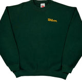 Wilson Sweatshirt - Large Green Cotton Blend
