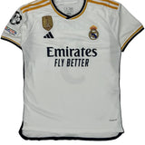 Real Madrid Adidas 2023-24 Home Bellingham Football Shirt - Medium White Polyester